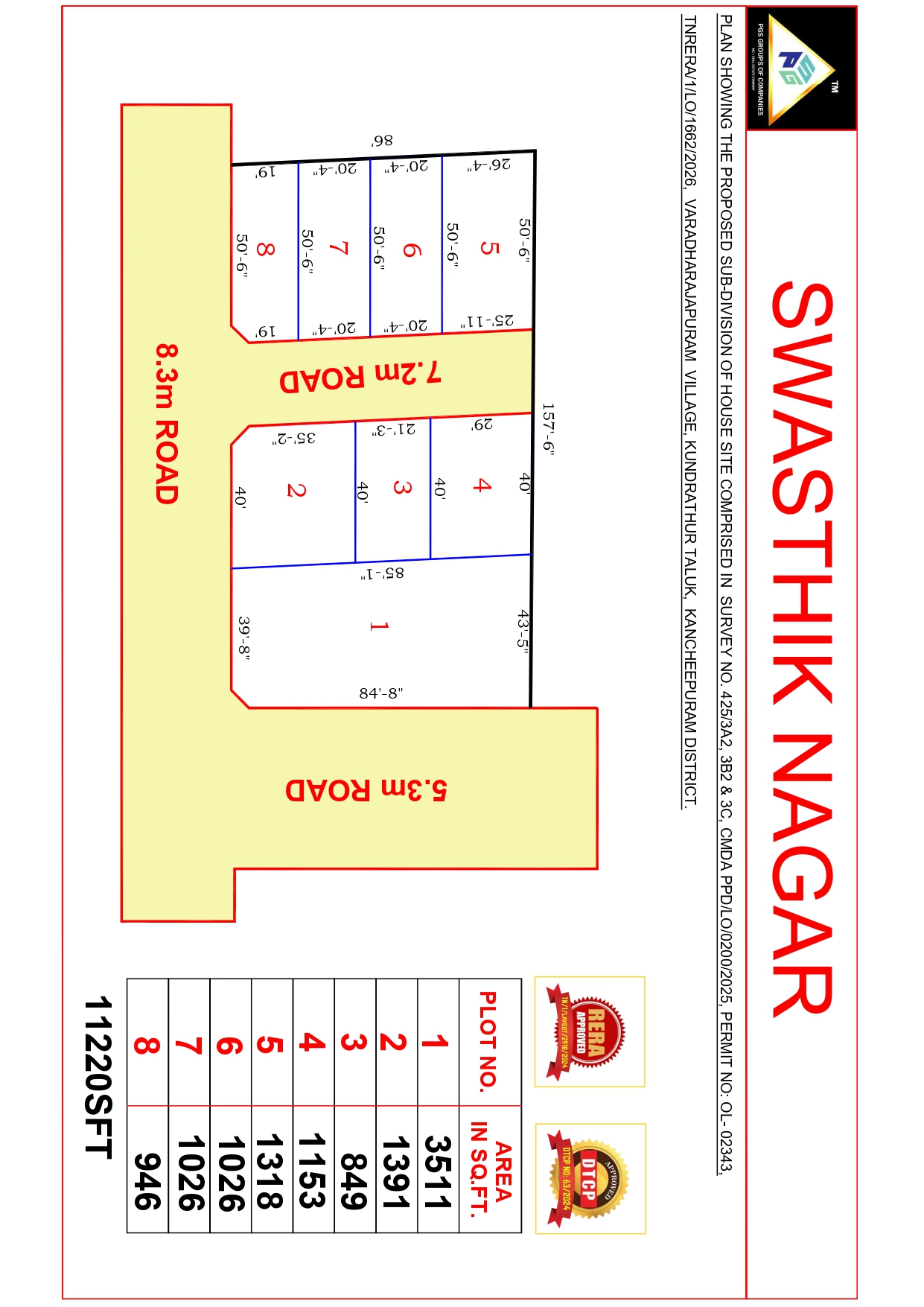 PGS Group Of Companies Real Estate Developer Residential Plots in Chennai.