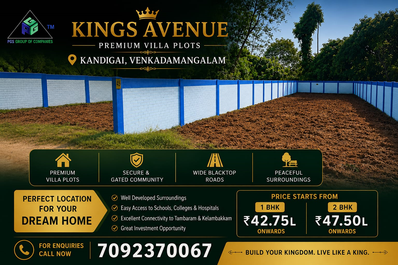 PGS Group Of Companies Real Estate Developer Residential Plots in Chennai. 