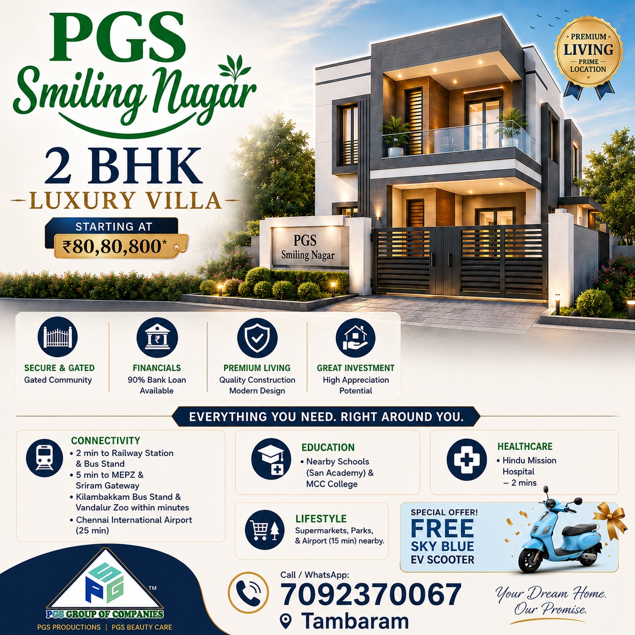PGS Group Of Companies Real Estate Developer Residential Plots in Chennai. 