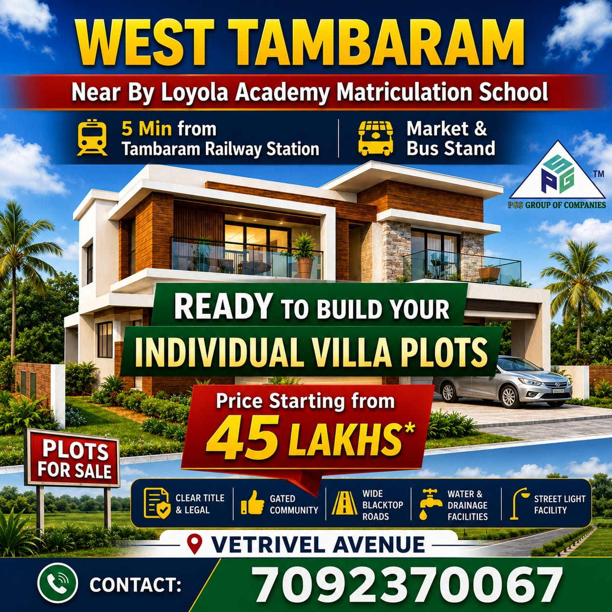 PGS Group Of Companies Real Estate Developer Residential Plots in Chennai. 